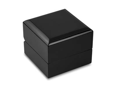 Ringschatulle Mit Led, Schwarzes Holz - Standard Bild - 2