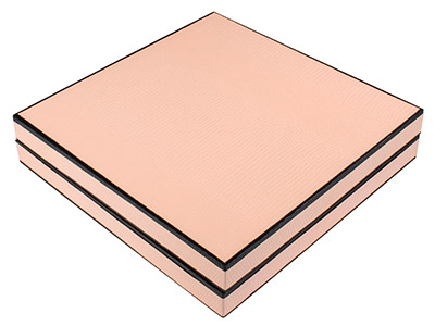 Vintage-etui Für Halskette, Rosa Schlangenlederoptik - Standard Bild - 2