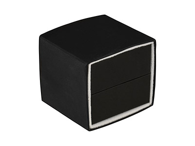 Black Soft Touch Earring Box - Standard Bild - 3