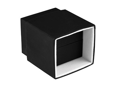 Black Soft Touch Earring Box - Standard Bild - 4