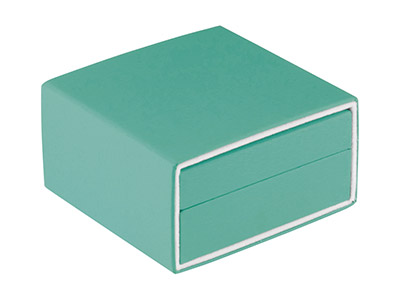 Schatulle Für Ein Starres Armband Oder Eine Uhr, Grünes Gummi-material - Standard Bild - 3