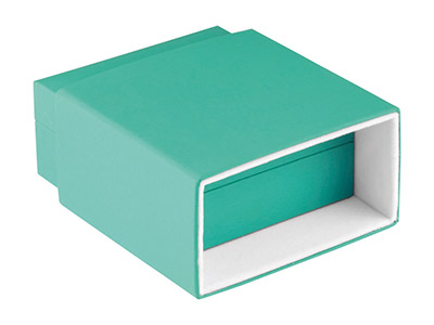 Schatulle Für Ein Starres Armband Oder Eine Uhr, Grünes Gummi-material - Standard Bild - 4
