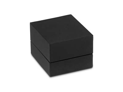 Etui Für Ohrringe, Schwarzes Soft-touch-gummi - Standard Bild - 2