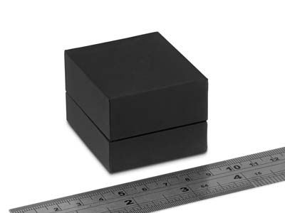 Etui Für Ohrringe, Schwarzes Soft-touch-gummi - Standard Bild - 3