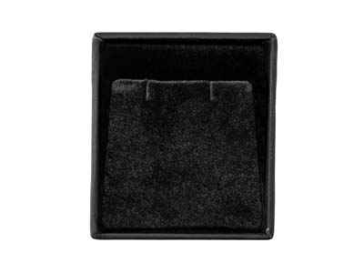 Etui Für Ohrringe, Schwarzes Soft-touch-gummi - Standard Bild - 4