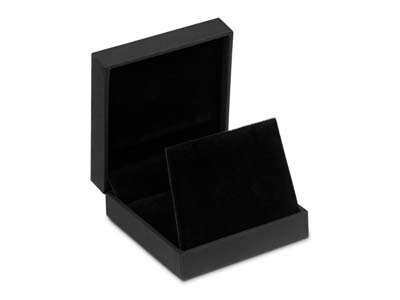Black Soft Touch Pendant/drop E/ring Box - Standard Bild - 1
