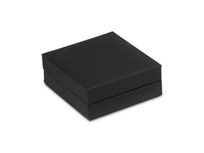 Black Soft Touch Pendant/drop E/ring Box - Standard Bild - 2