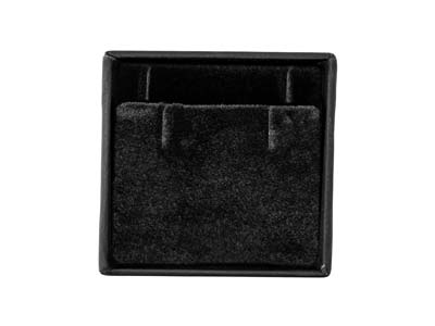 Black Soft Touch Pendant/drop E/ring Box - Standard Bild - 4