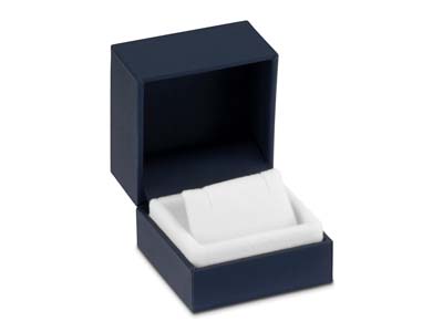 Premium Blue Soft Touch E/ring Box - Standard Bild - 1