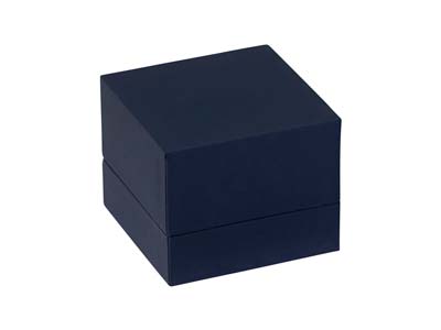 Premium Blue Soft Touch E/ring Box - Standard Bild - 2