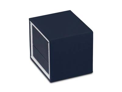 Premium Blue Soft Touch E/ring Box - Standard Bild - 4