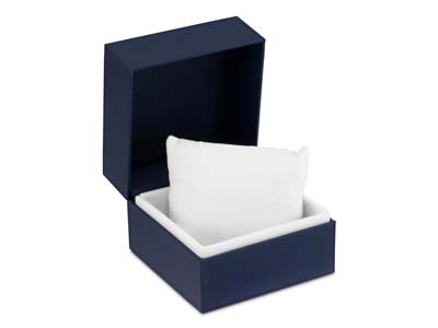 Premium Blue Soft Touch Bangle Box - Standard Bild - 1