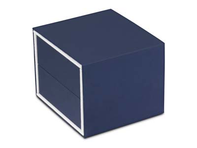 Premium Blue Soft Touch Bangle Box - Standard Bild - 4