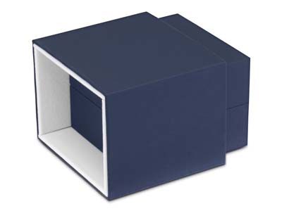 Premium Blue Soft Touch Bangle Box - Standard Bild - 5