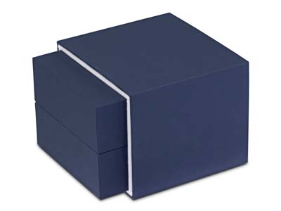 Premium Blue Soft Touch Bangle Box - Standard Bild - 6