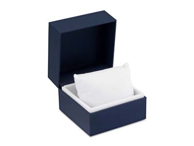 Premium Blue Soft Touch Bangle Box - Standard Bild - 7