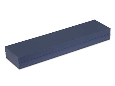 Premium Blue Soft Touch Bracelet Box - Standard Bild - 2