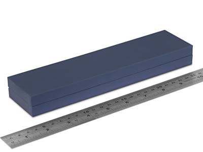 Premium Blue Soft Touch Bracelet Box - Standard Bild - 3