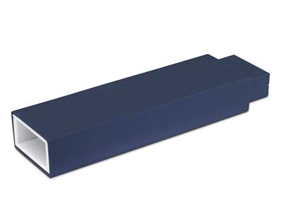 Premium Blue Soft Touch Bracelet Box - Standard Bild - 5