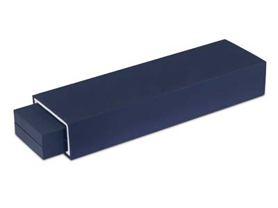 Premium Blue Soft Touch Bracelet Box - Standard Bild - 6
