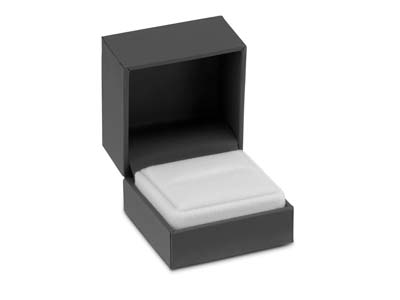 Premium Grey Soft Touch Ring Box - Standard Bild - 1