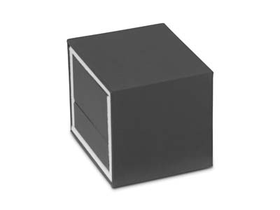 Premium Grey Soft Touch Ring Box - Standard Bild - 4