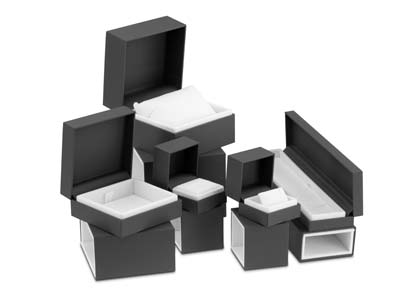 Premium Grey Soft Touch Ring Box - Standard Bild - 8