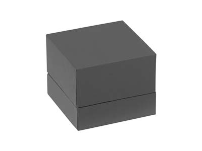 Premium Grey Soft Touch E/ring Box - Standard Bild - 2