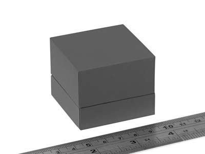 Premium Grey Soft Touch E/ring Box - Standard Bild - 3