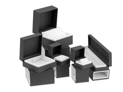 Premium Grey Soft Touch E/ring Box - Standard Bild - 8