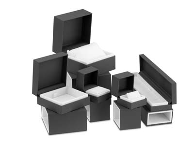 Premium Grey Soft Touch Bracelet Box - Standard Bild - 8