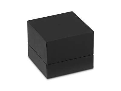 Premium Black Soft Touch Ring Box - Standard Bild - 2