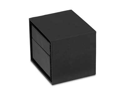 Premium Black Soft Touch Ring Box - Standard Bild - 4