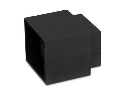 Premium Black Soft Touch Ring Box - Standard Bild - 5