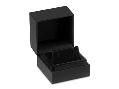 Ohrringschatulle Premium, Schwarzerkunststoff - Standard Bild - 1