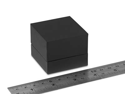 Premium Black Soft Touch E/ring Box - Standard Bild - 3
