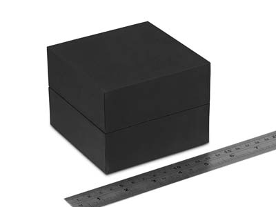Premium Black Soft Touch Bangle Box - Standard Bild - 3