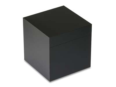 Schwarze Nahtlose Schachtel Für Einen Armreif/eine Uhr - Standard Bild - 2