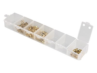 Mini-box Zur Perlenaufbewahrung Mit 7 Klappdeckel-behältern