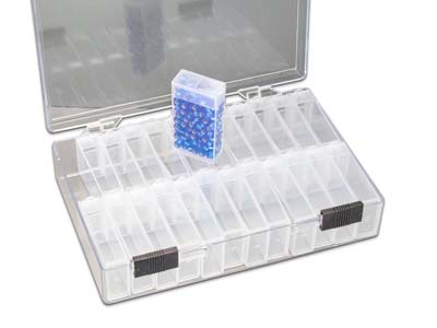 Aufbewahrungskoffer 24 Boxen, Beadsmith - Standard Bild - 5
