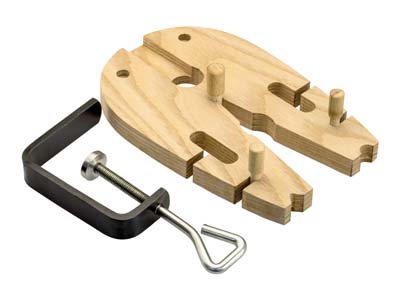 Mehrzweck-werkbankspanner Aus Holz Mit Schraubstock - Standard Bild - 3