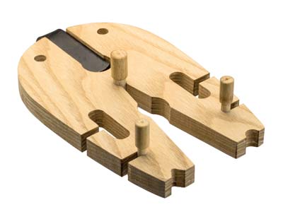 Mehrzweck-werkbankspanner Aus Holz Mit Schraubstock - Standard Bild - 4