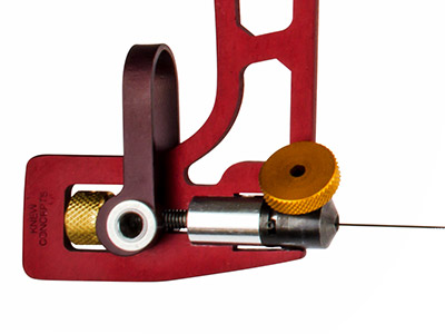 Bügelsäge Mit Federhebel Und Klemmefür Schwenkbare Klingen, Höhe 12,7 0 Cm, Knew Concepts - Standard Bild - 2