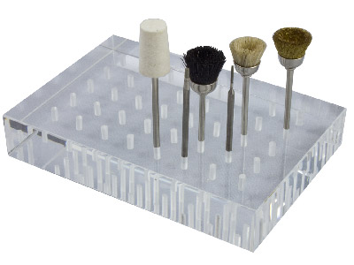 Halter Für Fräser Und Bohrer, 40 Plätze, Durchsichtiges Acryl