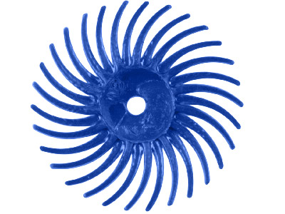 Sternförmige Schleifscheiben, 6er-pack, 3 m, Blau - Standard Bild - 1