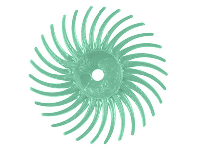 Sternförmige Schleifscheiben, 6er-pack, 3 m, Grün - Standard Bild - 1