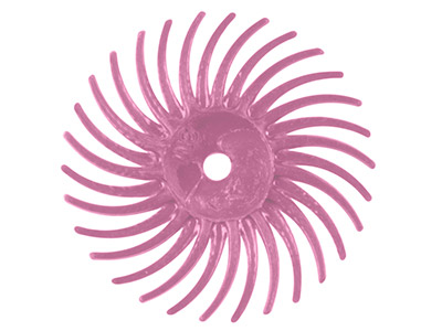 Sternförmige Schleifscheiben, 6er-pack, 3 m, Rosa - Standard Bild - 1