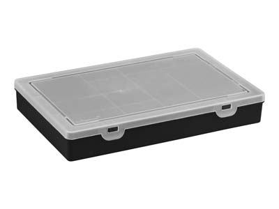 Organizer Großes Modell, 10 Fächer,38 X 30 X 5 Cm, Schwarzes Polyprop Ylen, Wham - Standard Bild - 2