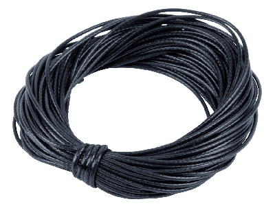 Gewachste-Schnur-Schwarz-1-Mm,-10--Meter