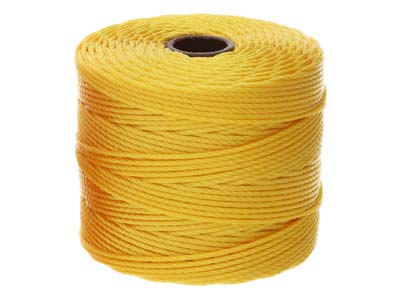 Beadsmith S-lon Bead Cord Golden Yellow Tex 210 Gauge #18 70m - Standard Bild - 2